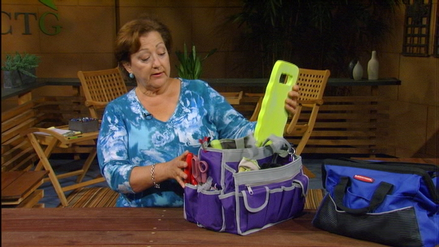 Trisha Shirey's garden bag tools 