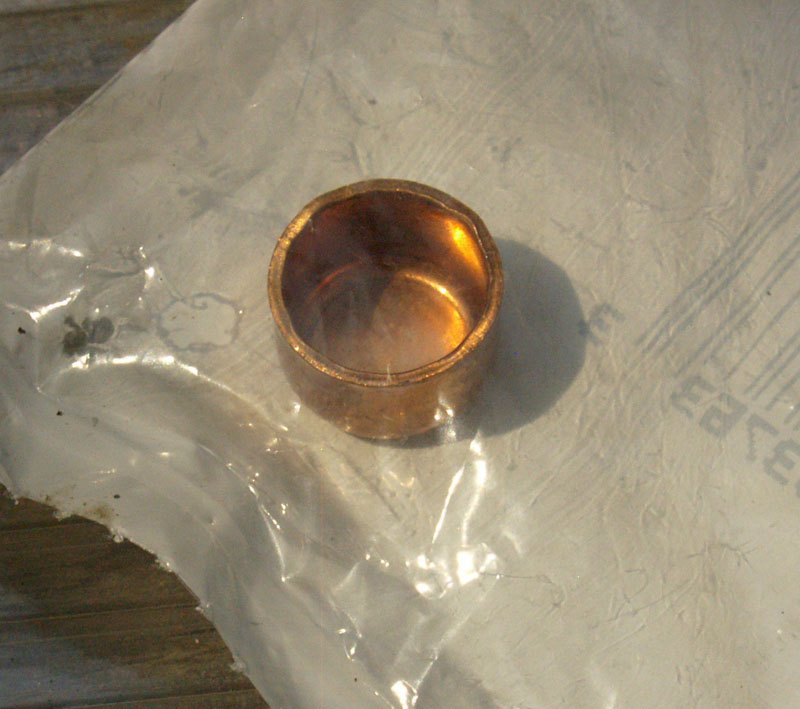 cap for copper tube