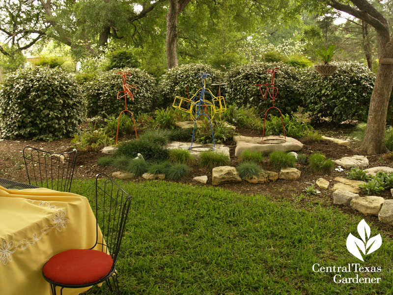 whimsical garden musicians Central Texas Gardener whimsical garden musicians Central Texas Gardener