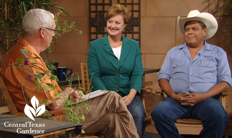 Tom Spencer with guests from The National Butterfly Center 