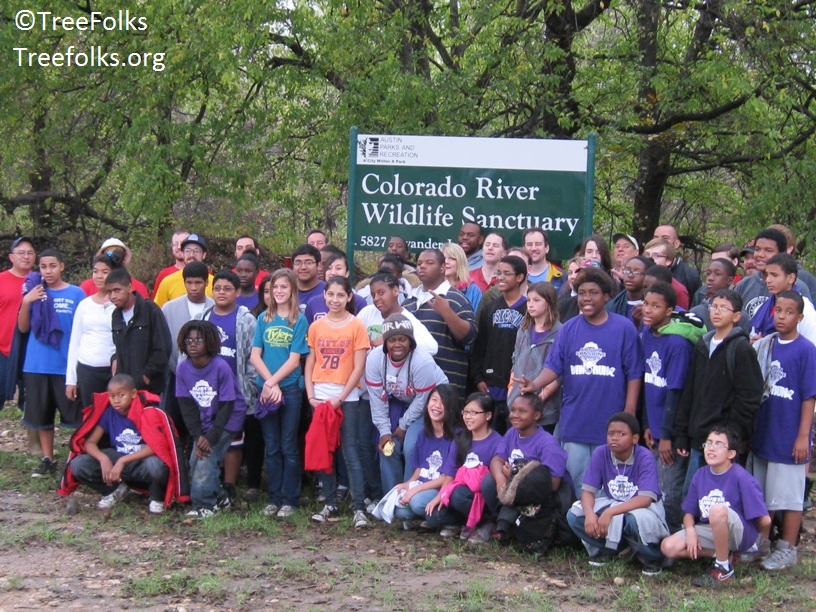 TreeFolks Austin volunteers