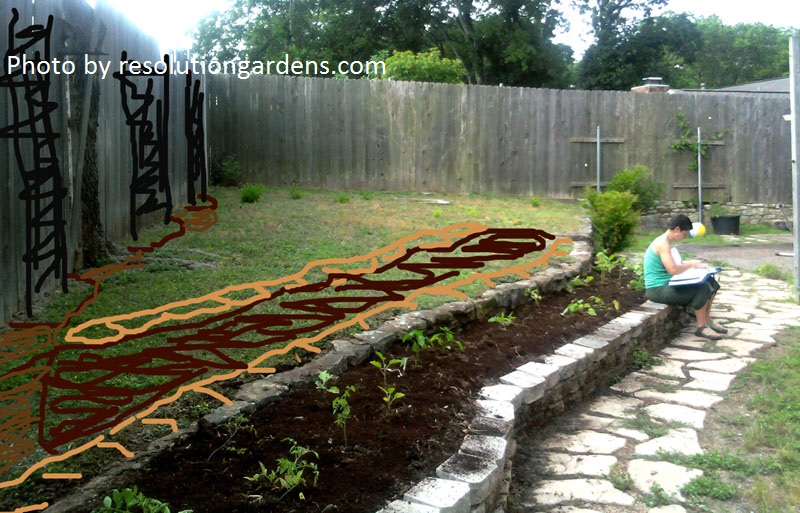 Resolution Gardens before picture garden makeover Resolution Gardens before picture garden makeover
