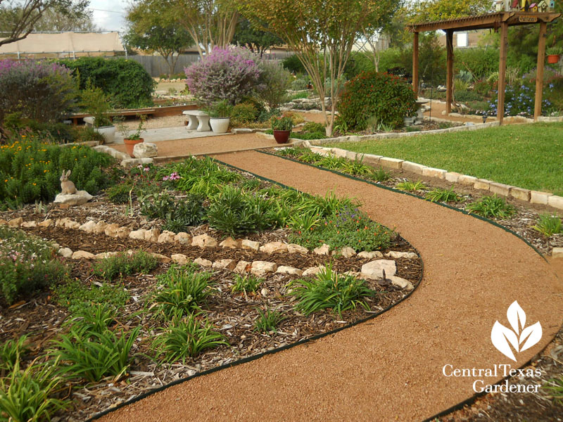 creative path garden Pflugerville Central Texas Gardener 