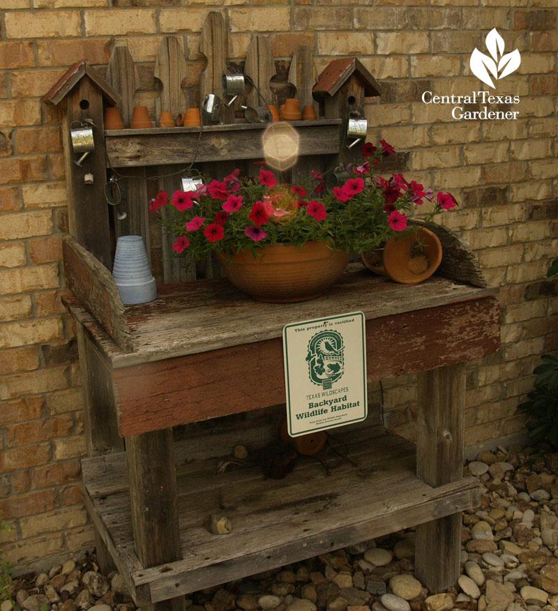 front porch table from recycled wood Temple Texas front porch table from recycled wood Temple Texas