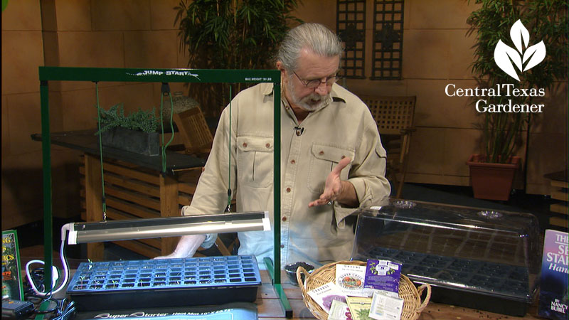 Start seeds indoors John Dromgoole Central Texas Gardener 