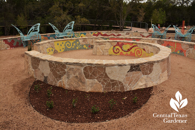 spiral at Luci & Ian Family Garden LBJWC spiral at Luci & Ian Family Garden LBJWC