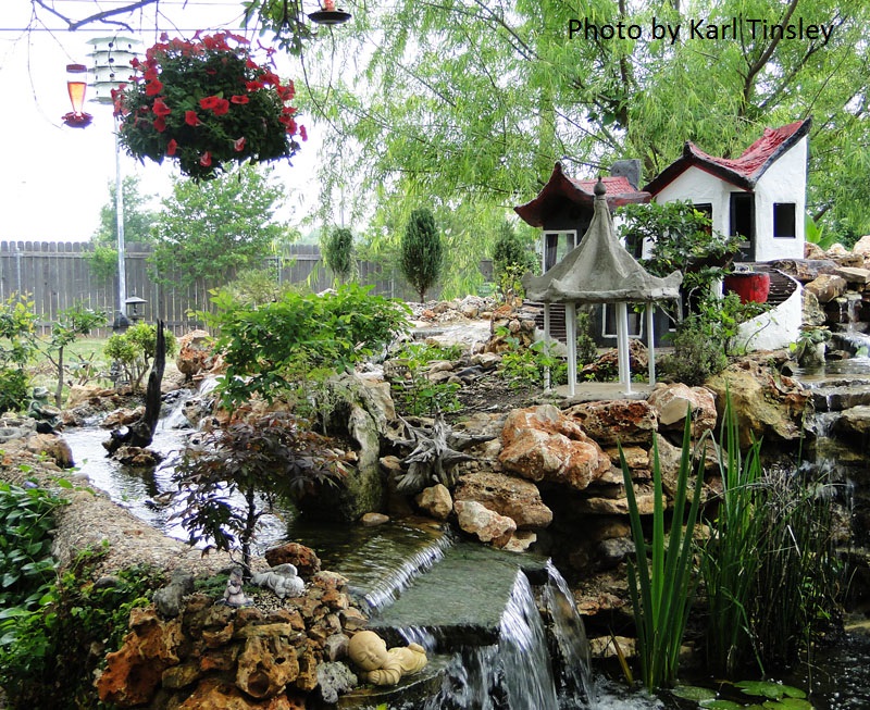 Fairy garden pond central texas gardener 