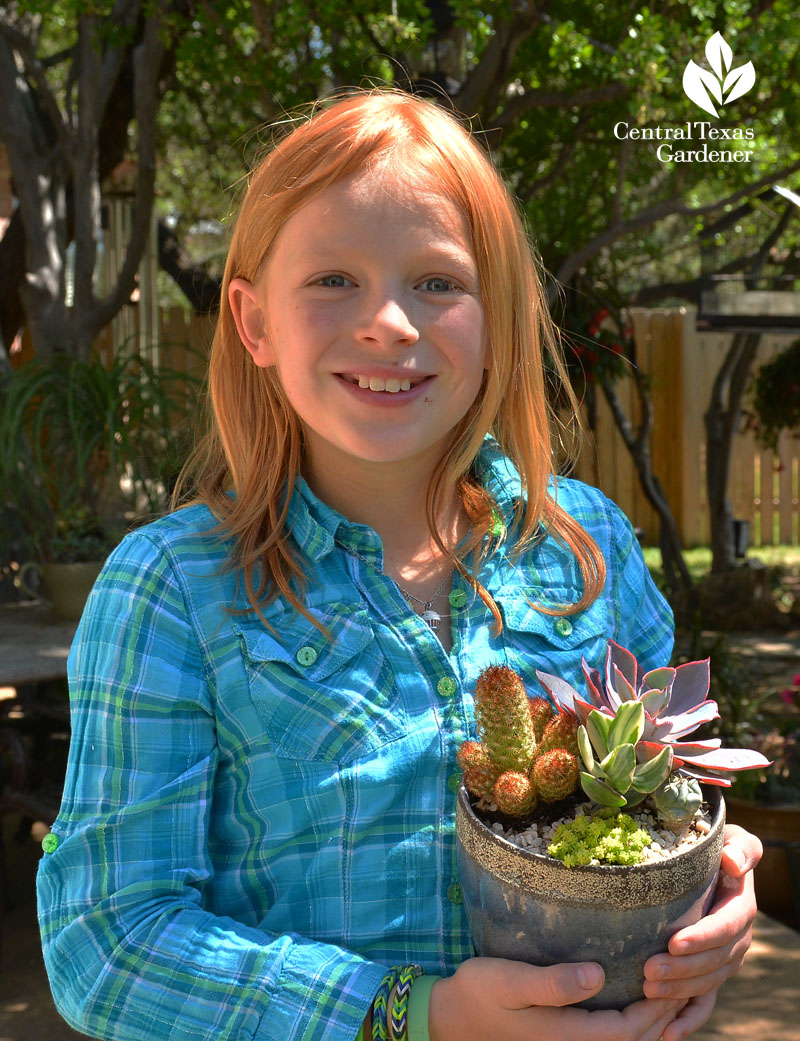 child's succulent container design gorgeous