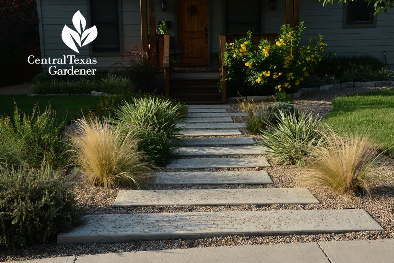 walkway with native plants web