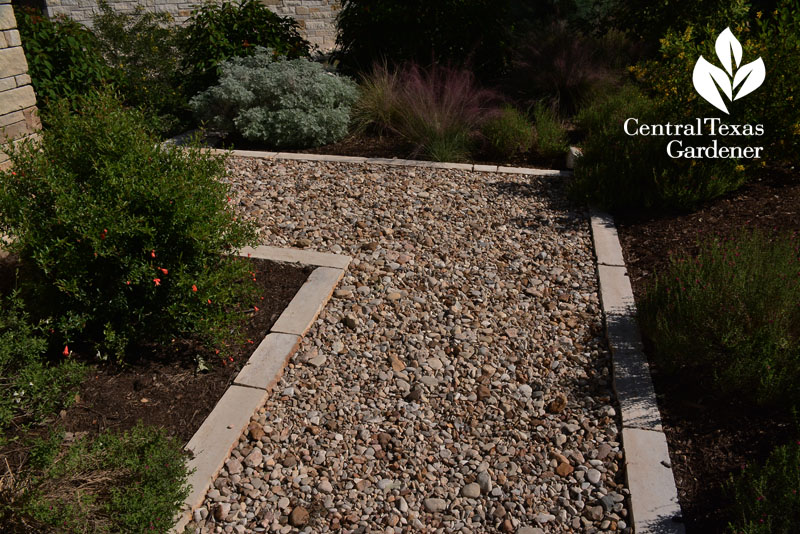 walkway for rainwater control Central Texas Gardener