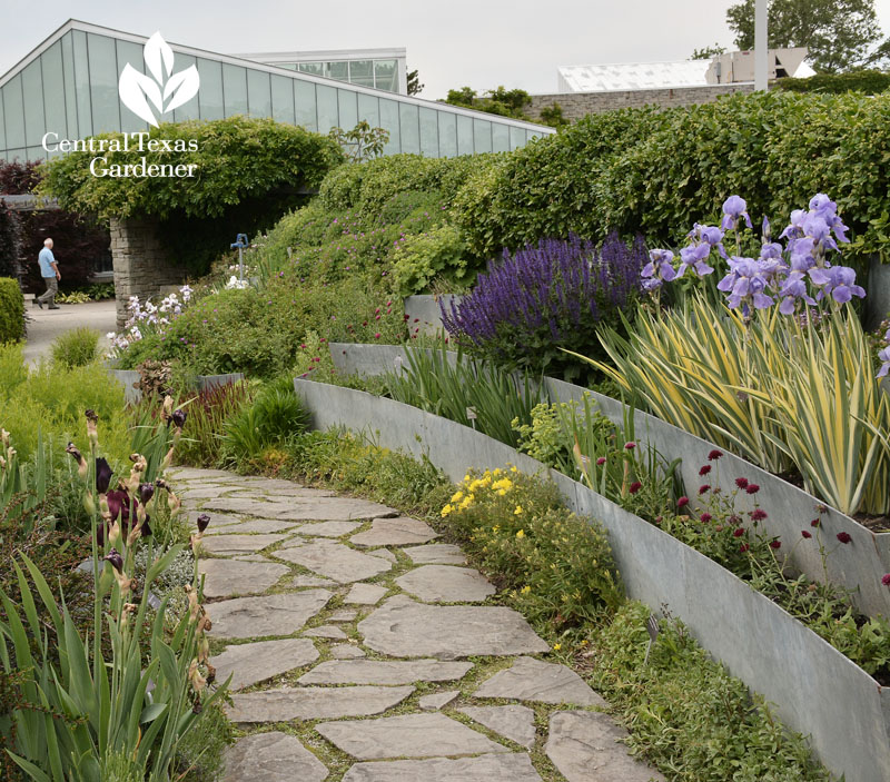 Toronto Botanical Garden galvanized raised beds Central Texas Gardener