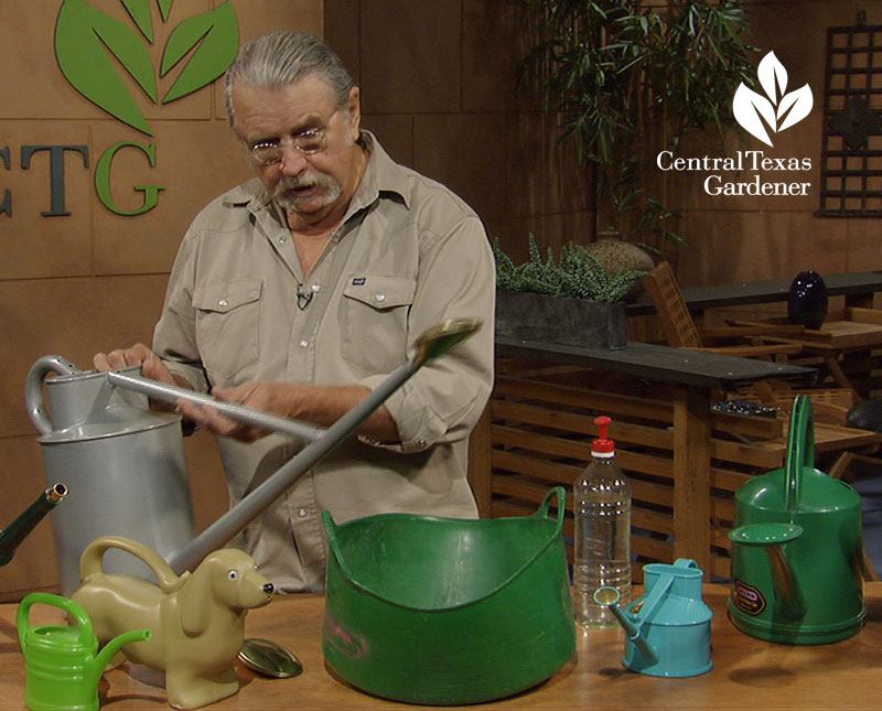 best watering cans John Dromgoole Central Texas Gardener