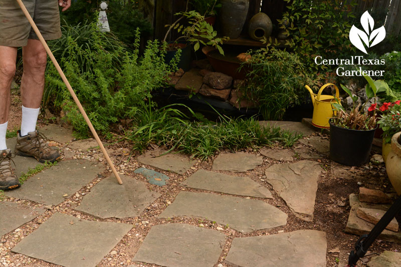 patio flagstones depict Midwestern states Central Texas Gardener
