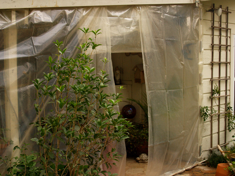 patio greenhouse door