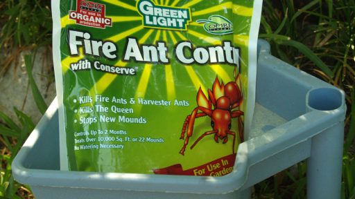 Greenlight with Conserve fire ant bait with spinosad