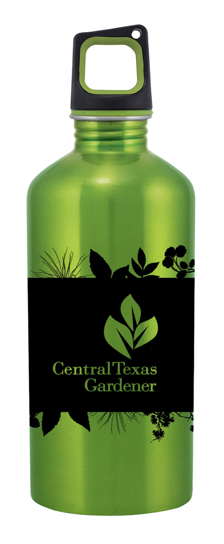 Central Texas Gardener water bottle