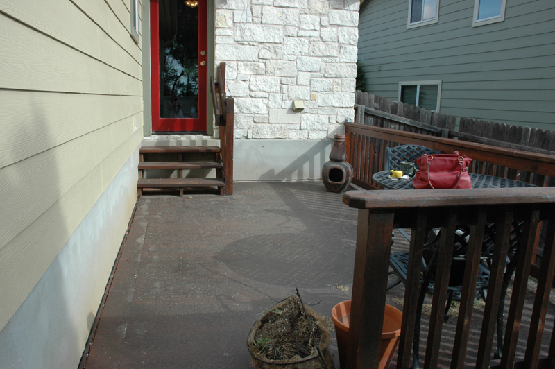 Jenny Peterson balcony makeover "before" 