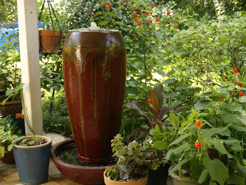 Patio fountain 