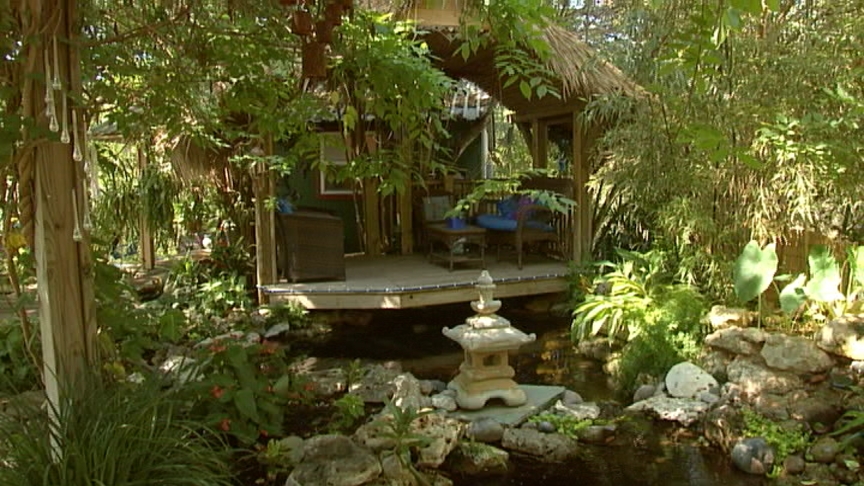 Barbara and David Hale garden, Austin Pond Society