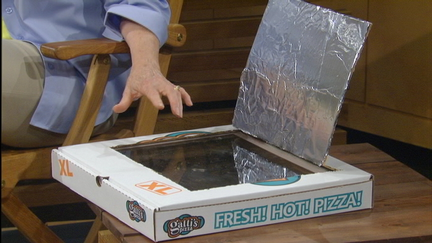 Pizza box solar oven, Sharon Lovejoy