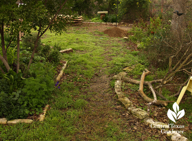 path to patio before (c) Linda Lehmusvirta path to patio before (c) Linda Lehmusvirta