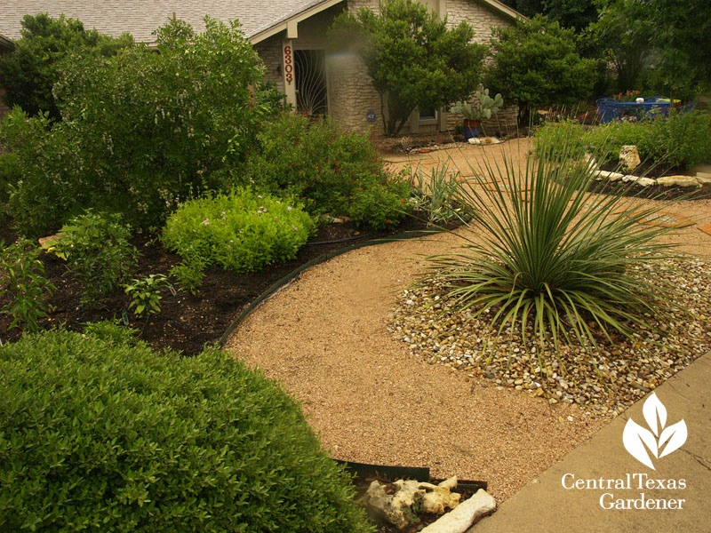 no lawn edible ornamental front yard