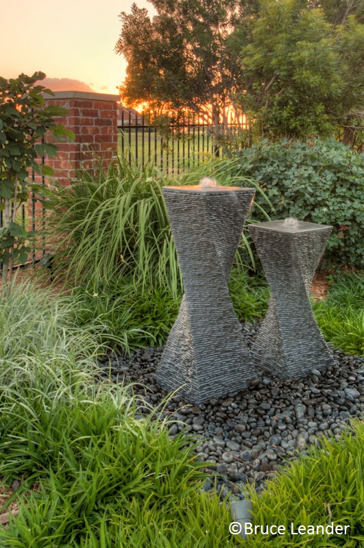 Garden fountains Travis County Master Gardeners