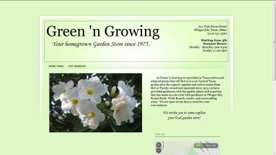 Green 'n Growing Garden Center Pflugerville Texas