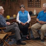 pond tour Tom Spencer with Linda and Karl Tinsley Central Texas Gardener