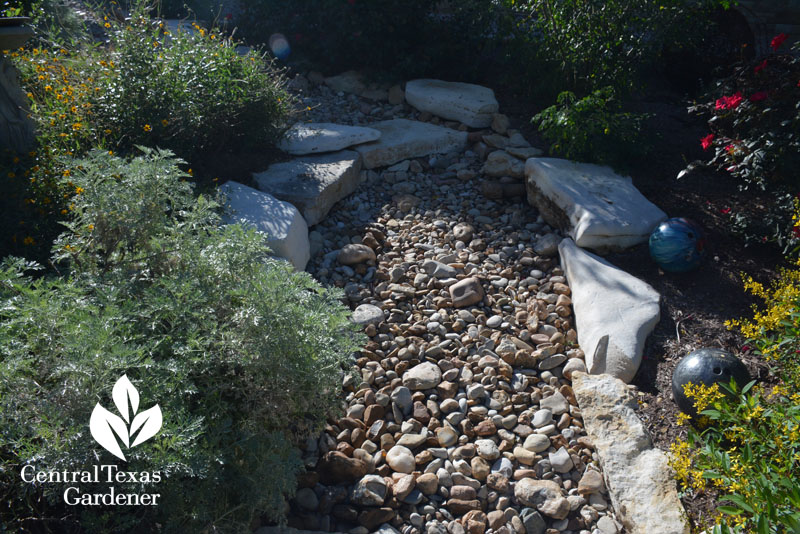 dry creek bed Central Texas Gardener