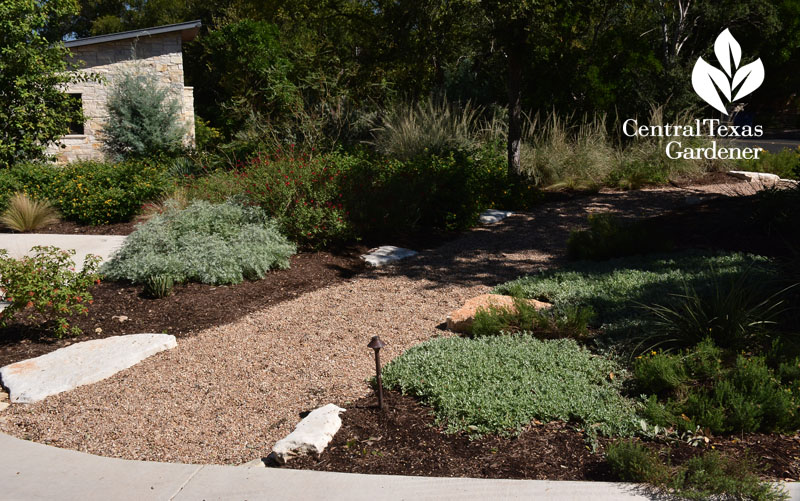 front path wander native plants Central Texas Gardener