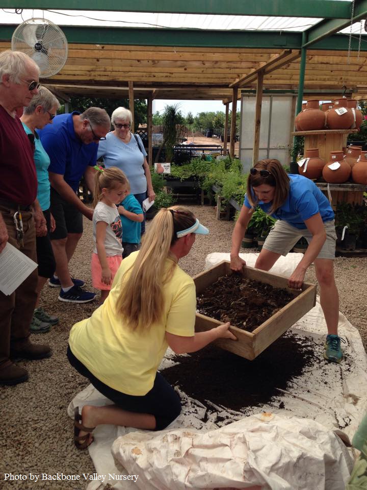 worm composting class Backbone Valley Nursery