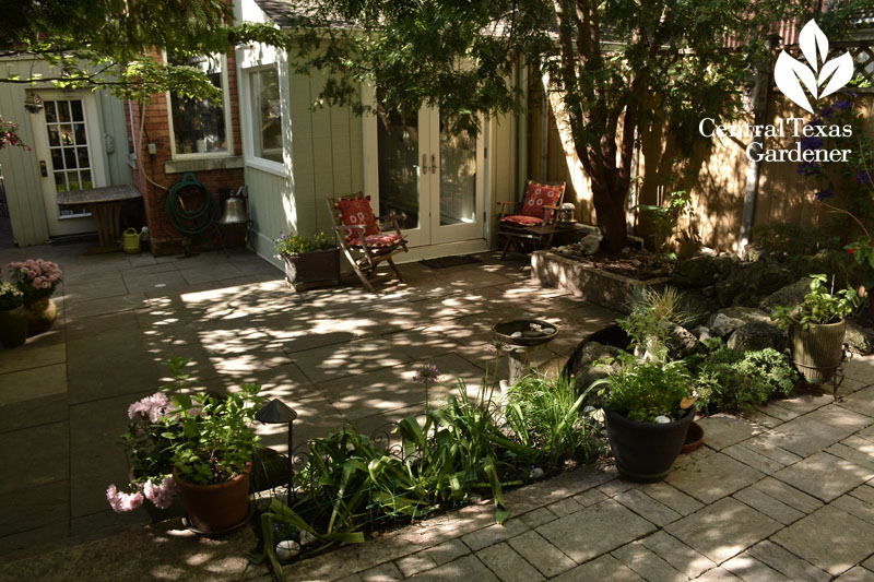 Small patio Toronto view from inside Central Texas Gardener