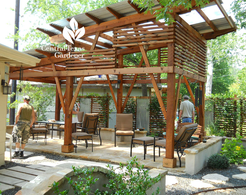 contemporary patio cover Central Texas Gardener 