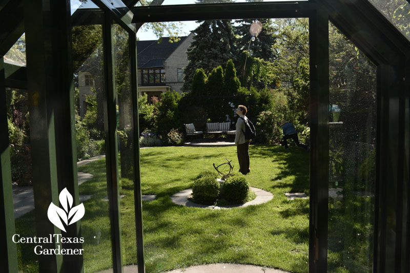 serene enclosed garden Toronto Central Texas Gardener