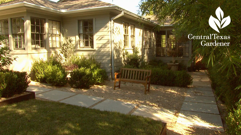 cozy patio window garden Thompson Central Texas Gardener