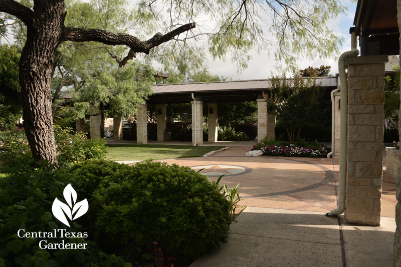 terrace to covered walkway Warrior Family Support Center Central Texas Gardener