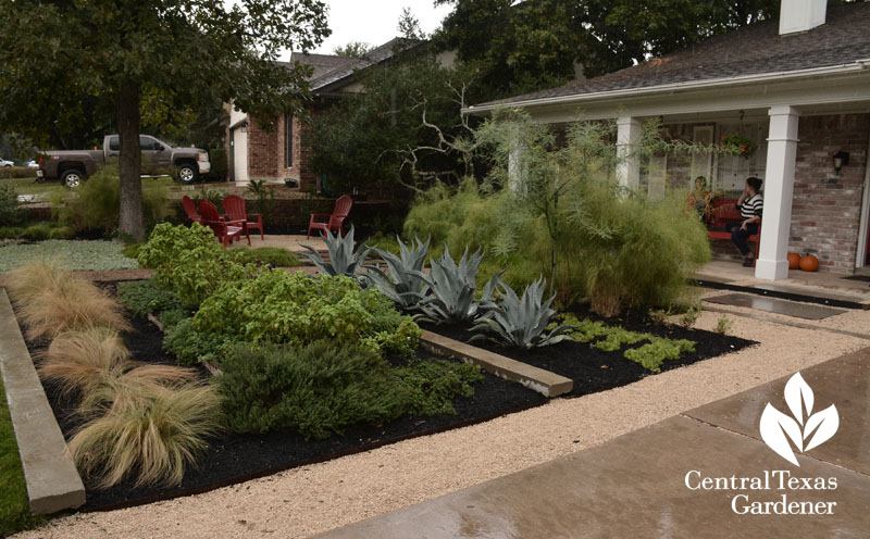 front yard food and perennial garden Central Texas Gardener