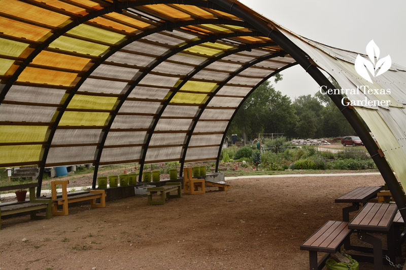 quonset hut teaching garden Sustainable Food Center  Central Texas Gardener