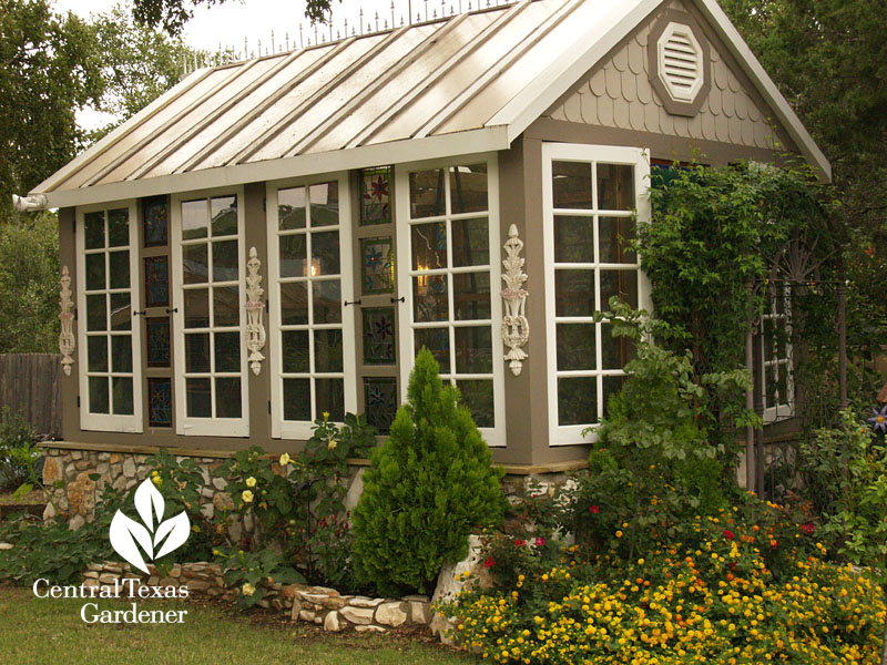 charming backyard conservatory Central Texas Gardener