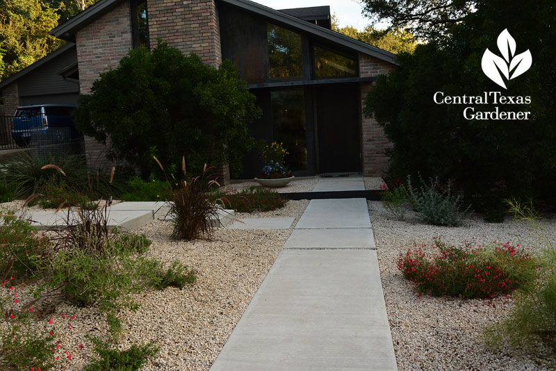 front walkway Central Texas Gardener