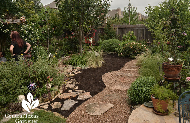 pathway Lisa LaPaso food and fragrance garden Central Texas Gardener