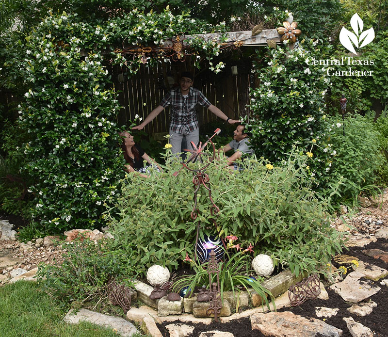 star jasmine arbor secret room Central Texas Gardener