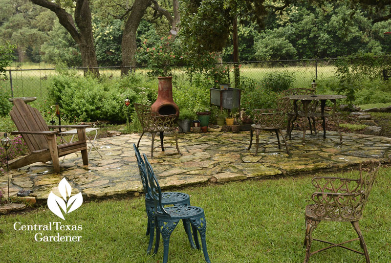 stone patio outdoor living Central Texas Gardener