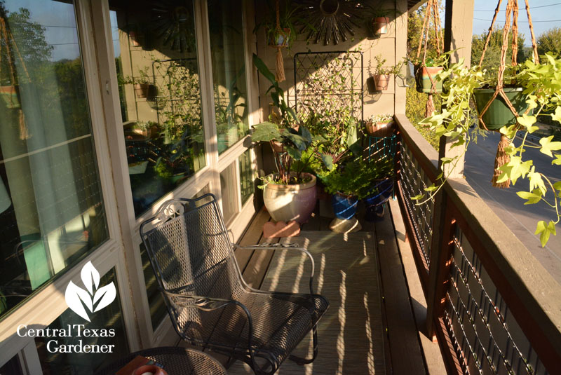 balcony design Leah Churner Central Texas Gardener