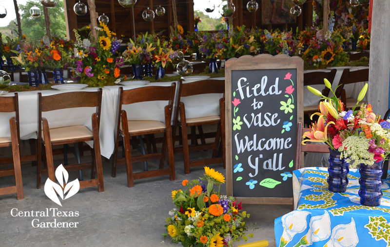 Field to Vase dinner Arnosky Family Farms Central Texas Gardener