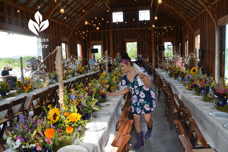 Field to Vase dinner tour Blanco Arnosky Family Farms CTG