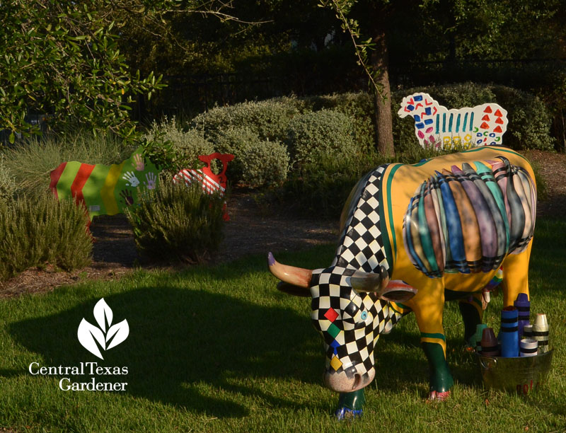 fun animal sculptures Dell Children's Medical Center Central Texas Gardener