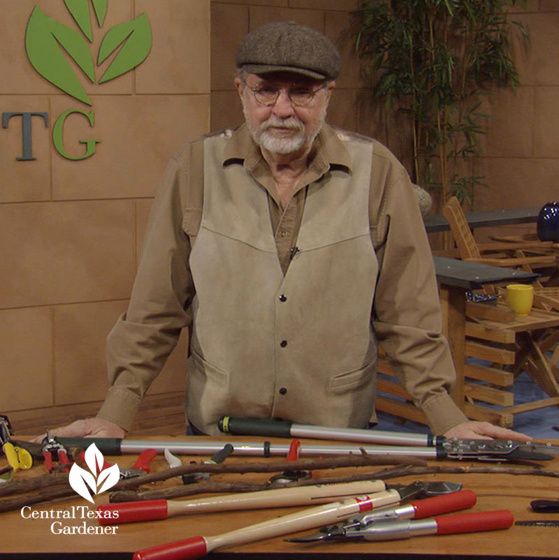 Pruning tools John Dromgoole Central Texas Gardener