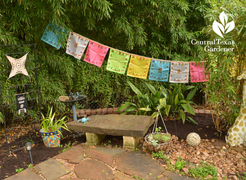 prayer flags niche Central Texas Gardener